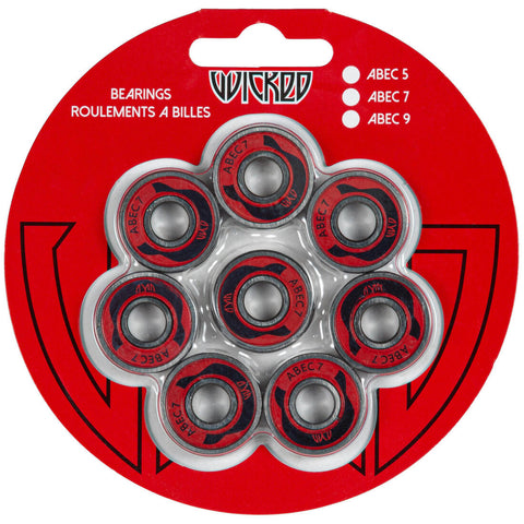 8 ROULEMENTS roller ABEC 7 WICKED