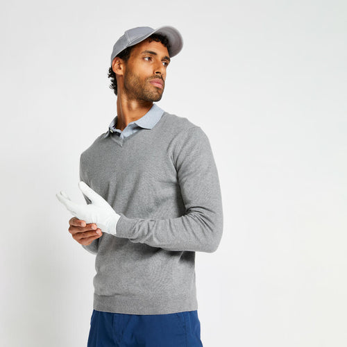 





PULL GOLF COL V GRIS CHINE TEMPS TEMPERE POUR HOMME