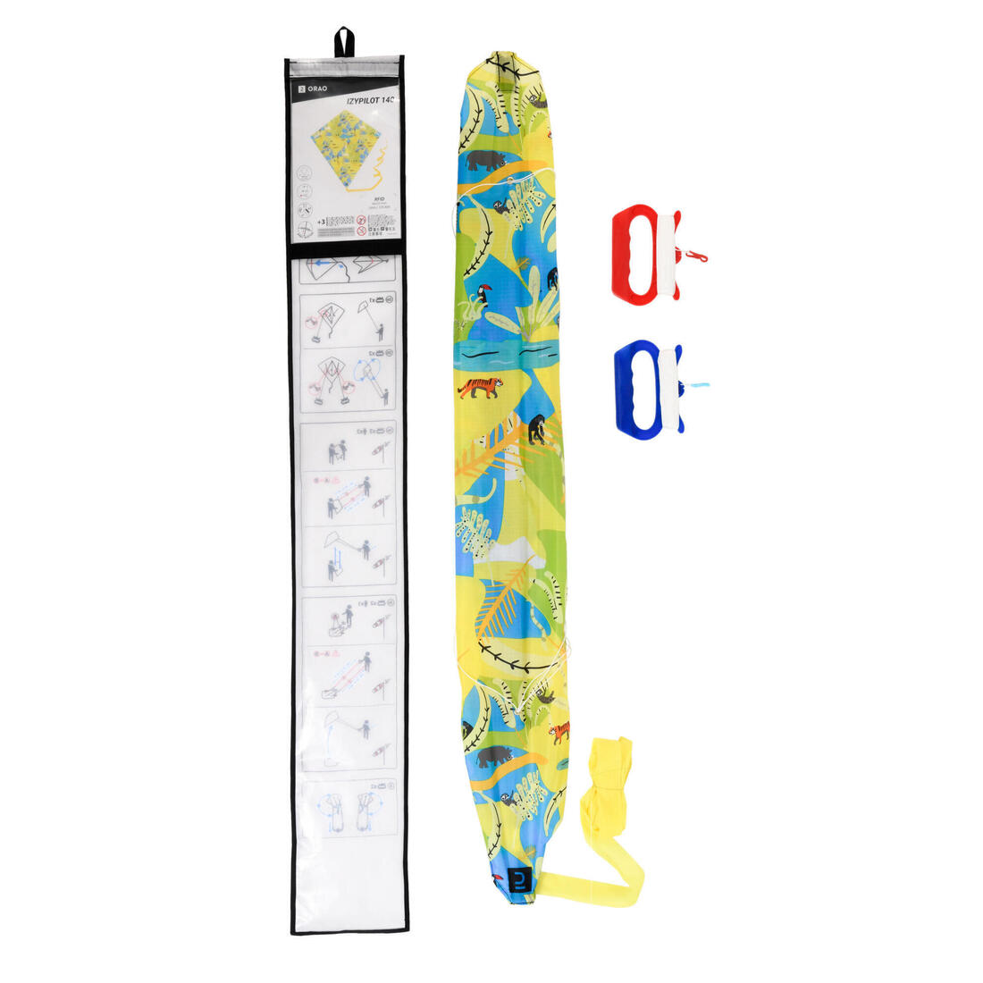 CERF-VOLANT ÉVOLUTIF 2 EN 1 (PILOTABLE<-> STATIQUE) - IZYPILOT 140 "CHAT"