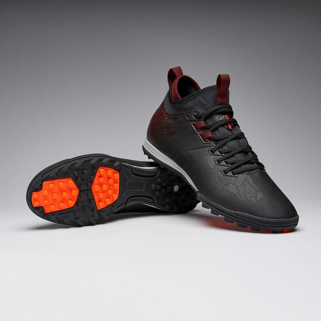 Chaussure de football adulte terrain dur Agility 900 TF noire