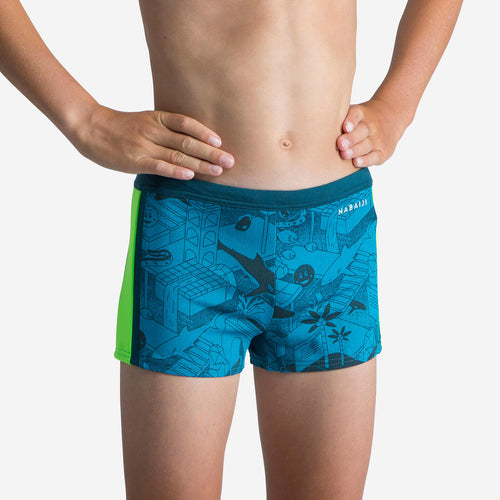 





Boxer de Bain Natation Garçon - Yokob - Bleu sombre