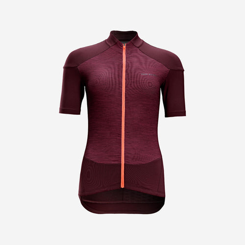 





MAILLOT VELO MANCHES COURTES FEMME 500 SUNPLANT