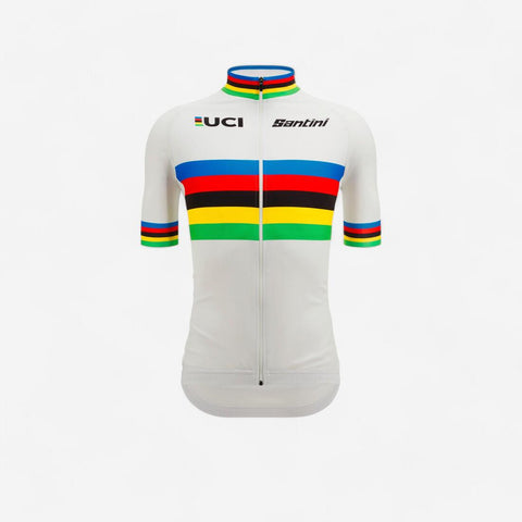 





Maillot vélo route manches courtes homme - Santini UCI Champion du monde