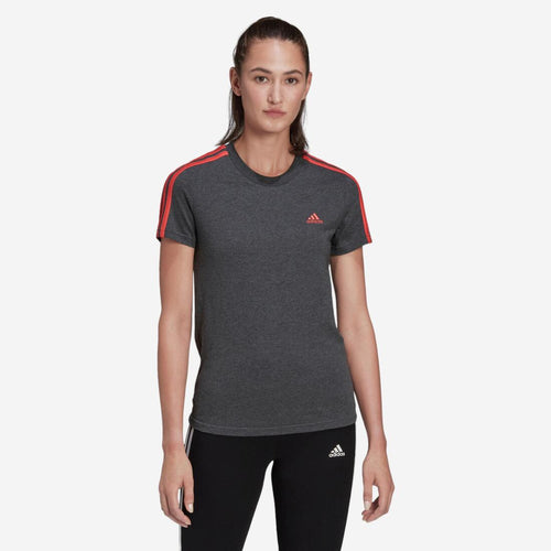 





T-SHIRT DE FITNESS ADIDAS ESSENTIALS GRIS FEMME