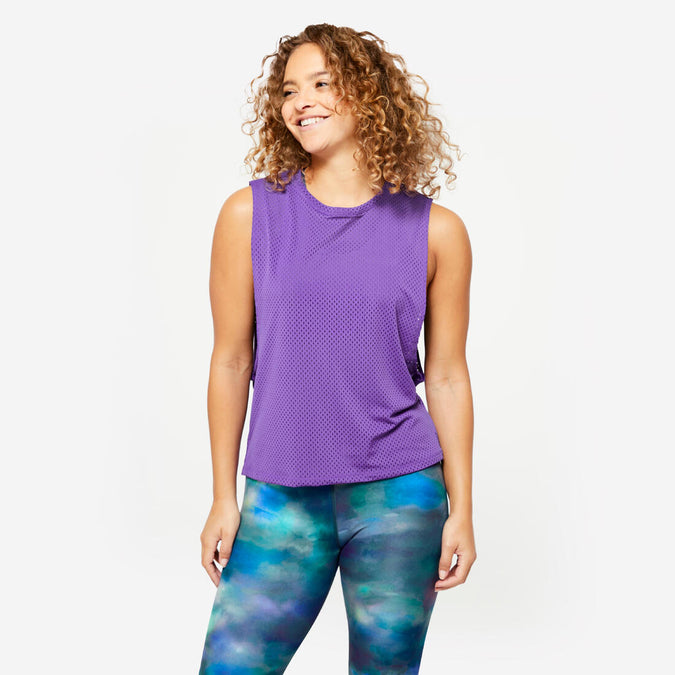 





Tee-shirt oversize sans manches - Violet, photo 1 of 6