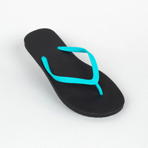 





TONGS Femme 100 Noir Turquoise