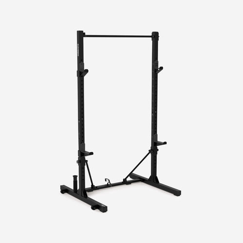 





Rack de musculation pliable/ rétractable squat, bench et traction - RACK 500