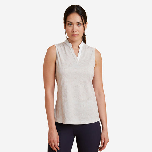 





Débardeur équitation femme DEB500 MESH gris et marine