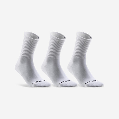 





CHAUSSETTES DE SPORT HAUTES RS 100  BLANCHE LOT DE 3