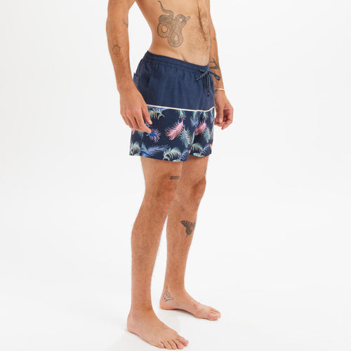 





Short de bain court homme - Tropical volley bleu marine