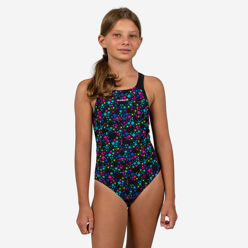 





Maillot de bain de natation une pièce fille Kamyleon All Map Pink