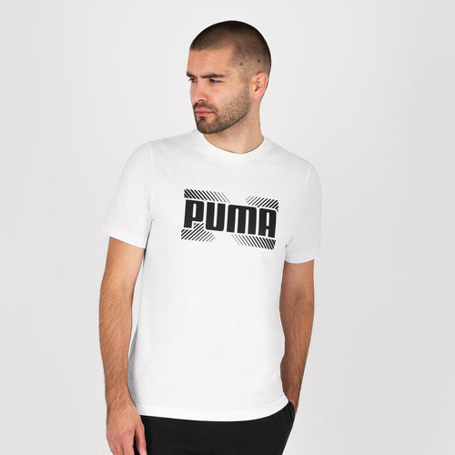 





T-shirt PUMA active fitness manches courtes coton homme blanc