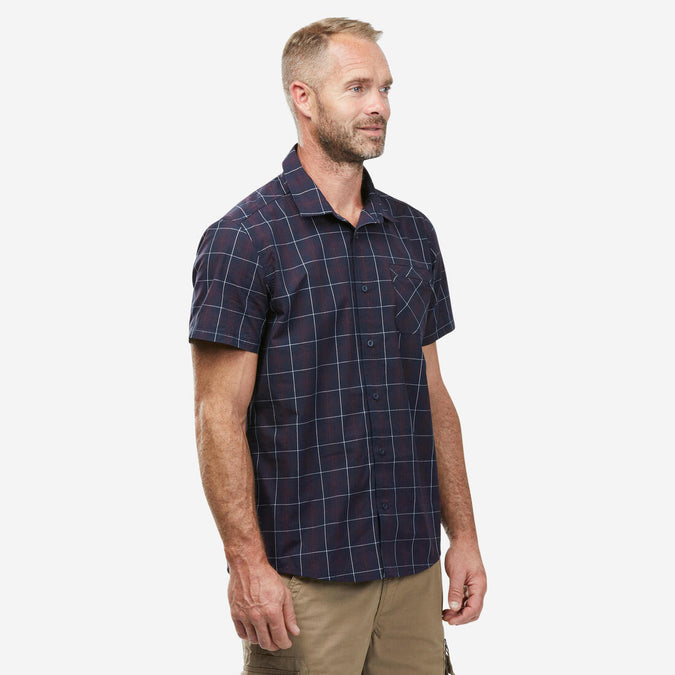 





Chemise de Trekking voyage TRAVEL 100 carreaux manches courtes homme, photo 1 of 6