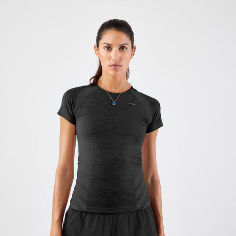 





T-shirt running & trail sans couture femme - kiprun run 500 confort slim