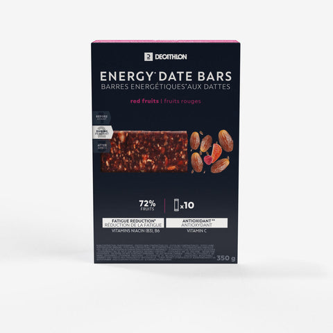 





Barre énergétique aux dattes et aux fruits rouges 10x35gr