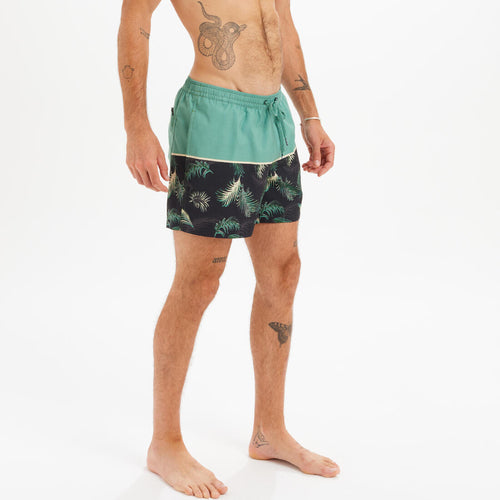 





Short de bain court homme - Tropical volley vert