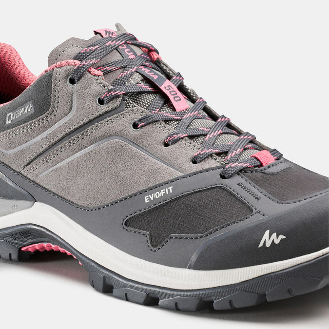 Chaussures impermeables de randonnee montagne MH500 Femme Decathlon Guadeloupe