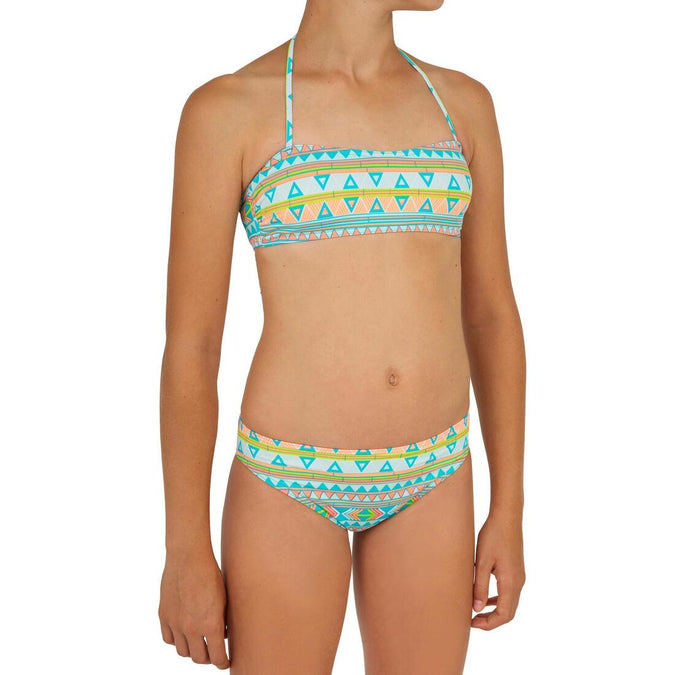 





Maillot de bain 2 pièces fille de surf bandeau  LILOO SAMOA, photo 1 of 6