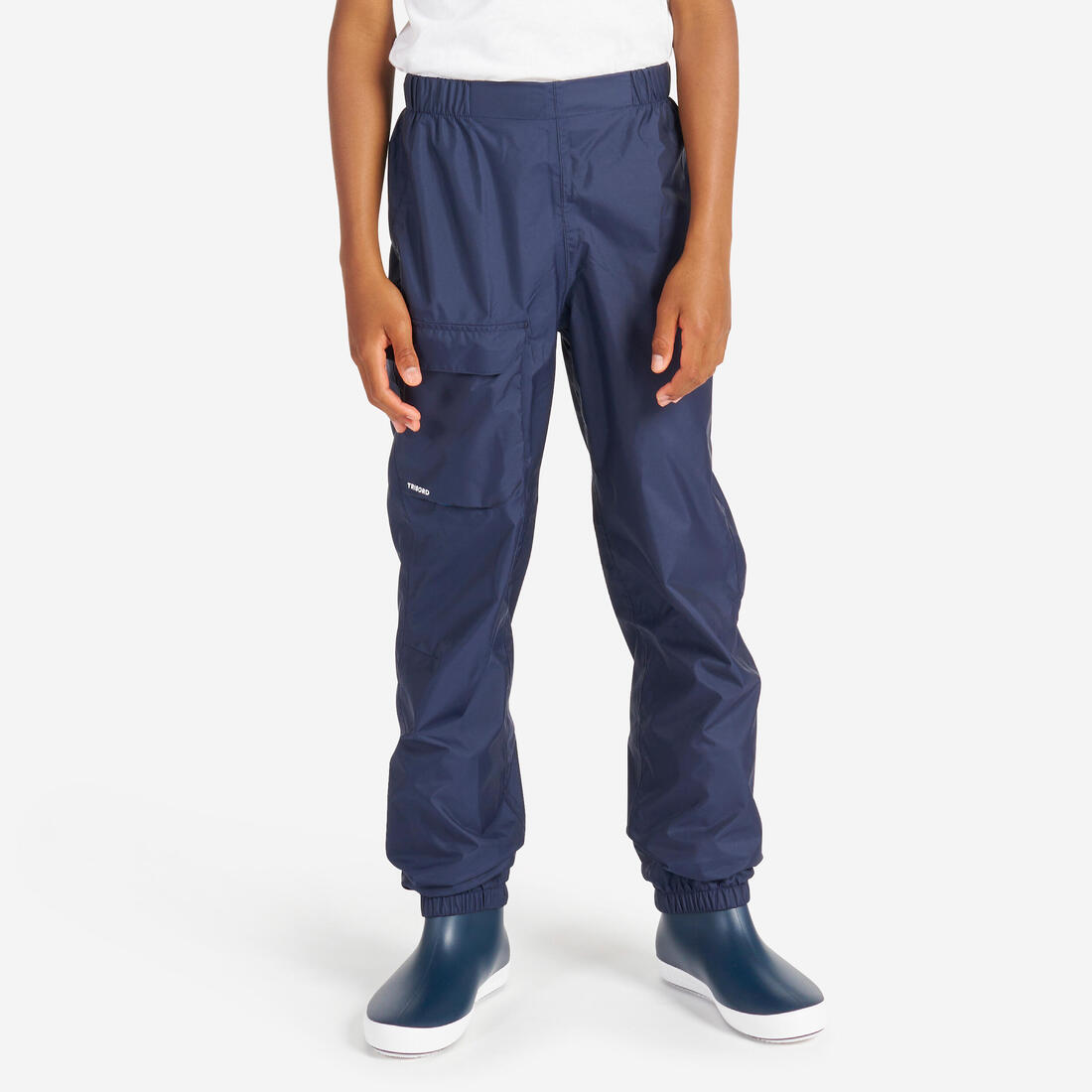 article en promo: Surpantalon de pluie enfant sailing 100 navy