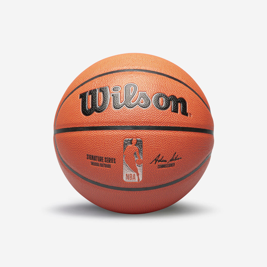 article en promo: Ballon de basketball nba taille 7 - wilson signature series s7 orange