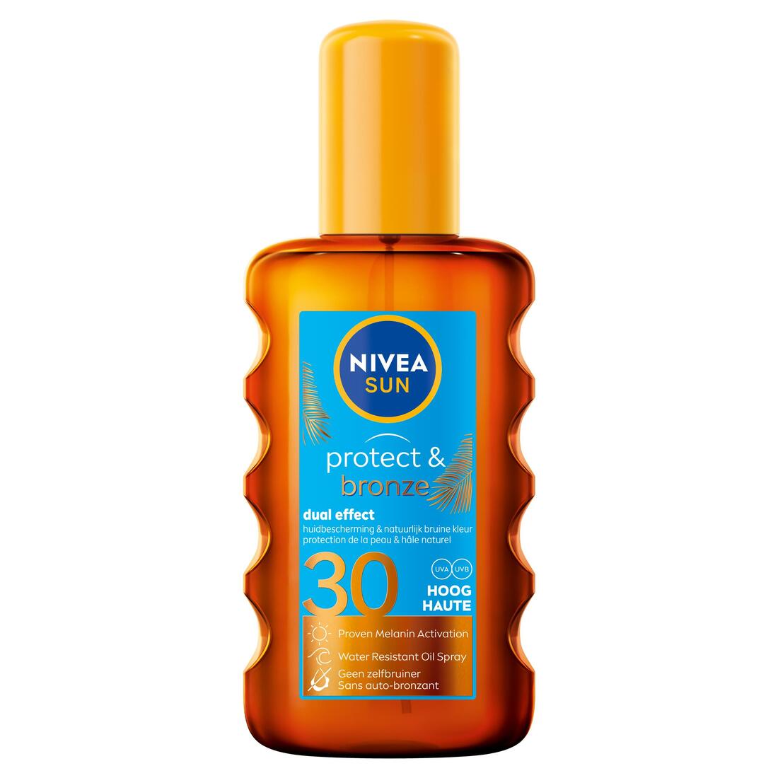 article en promo : Spray solaire huile sèche spf 30, protect & bronze 200ml