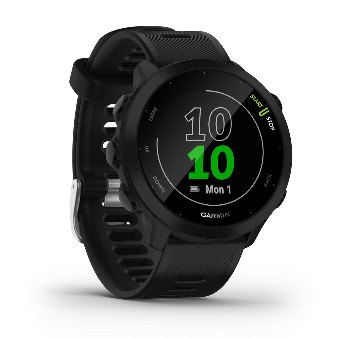 article en promo: Montre gps connectée garmin forerunner 55 noire