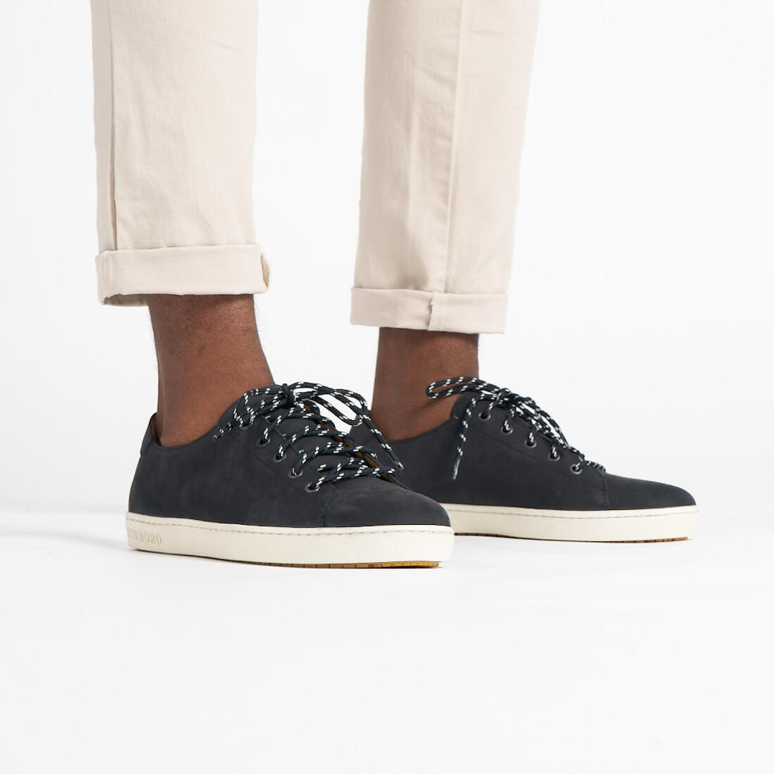 article en promo : Chaussures bateau homme synthétique 500 low noir