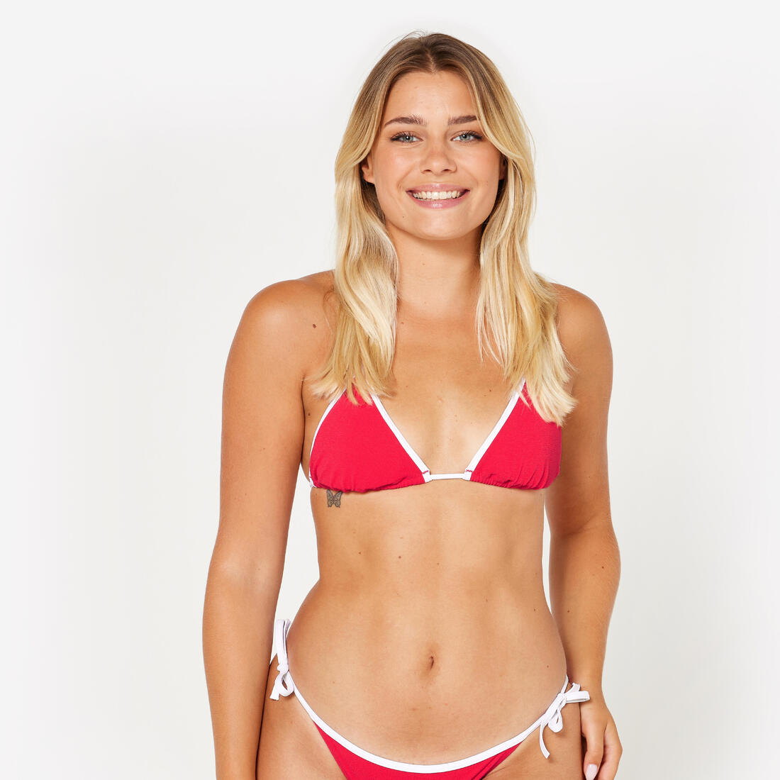 article en promo : Haut de maillot surf triangle éponge femme - mae rose