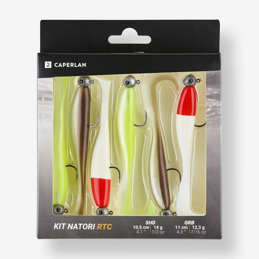 Desiumite Lot de 10 petits leurres de pêche en forme d Desiumite Lot de 10 petits leurres de pêche en forme d