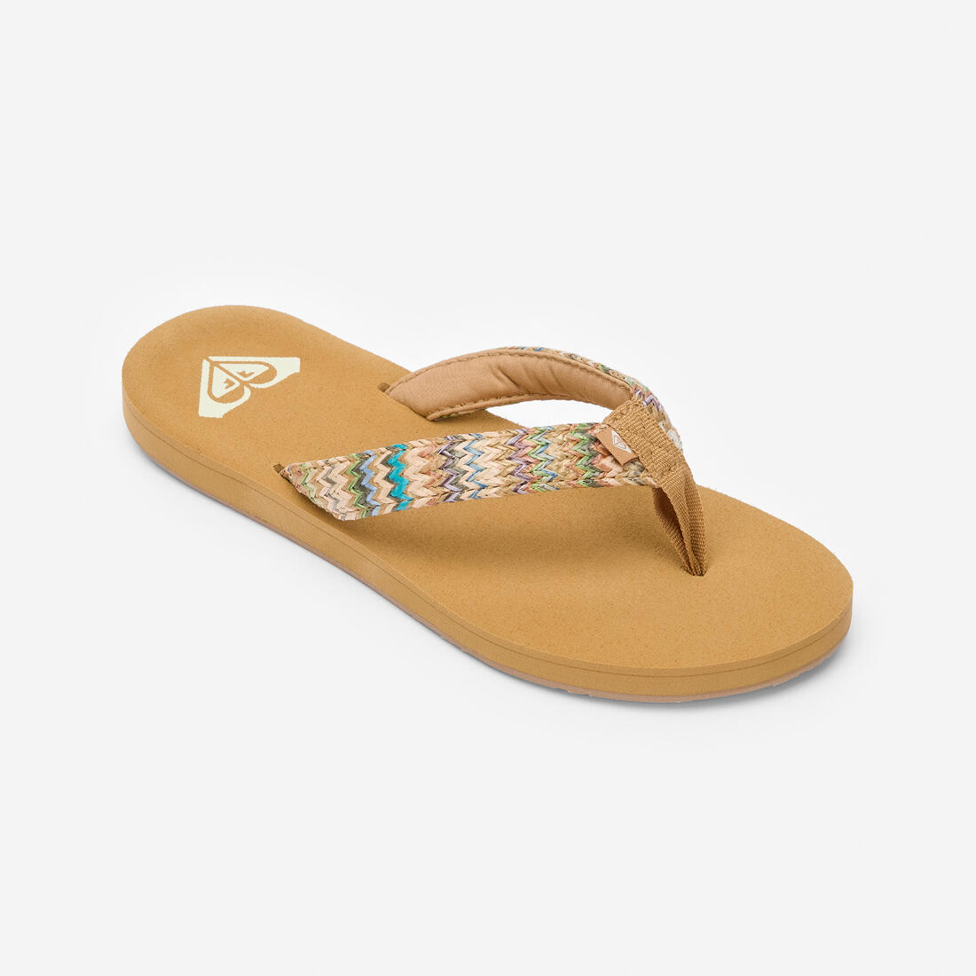 article en promo : Tongs femme - porto beige raffia