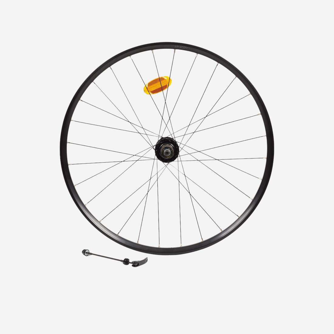 article en promo : Roue vtt arrière 27.5x23c double paroi freinage disque a cassette tubeless et qr