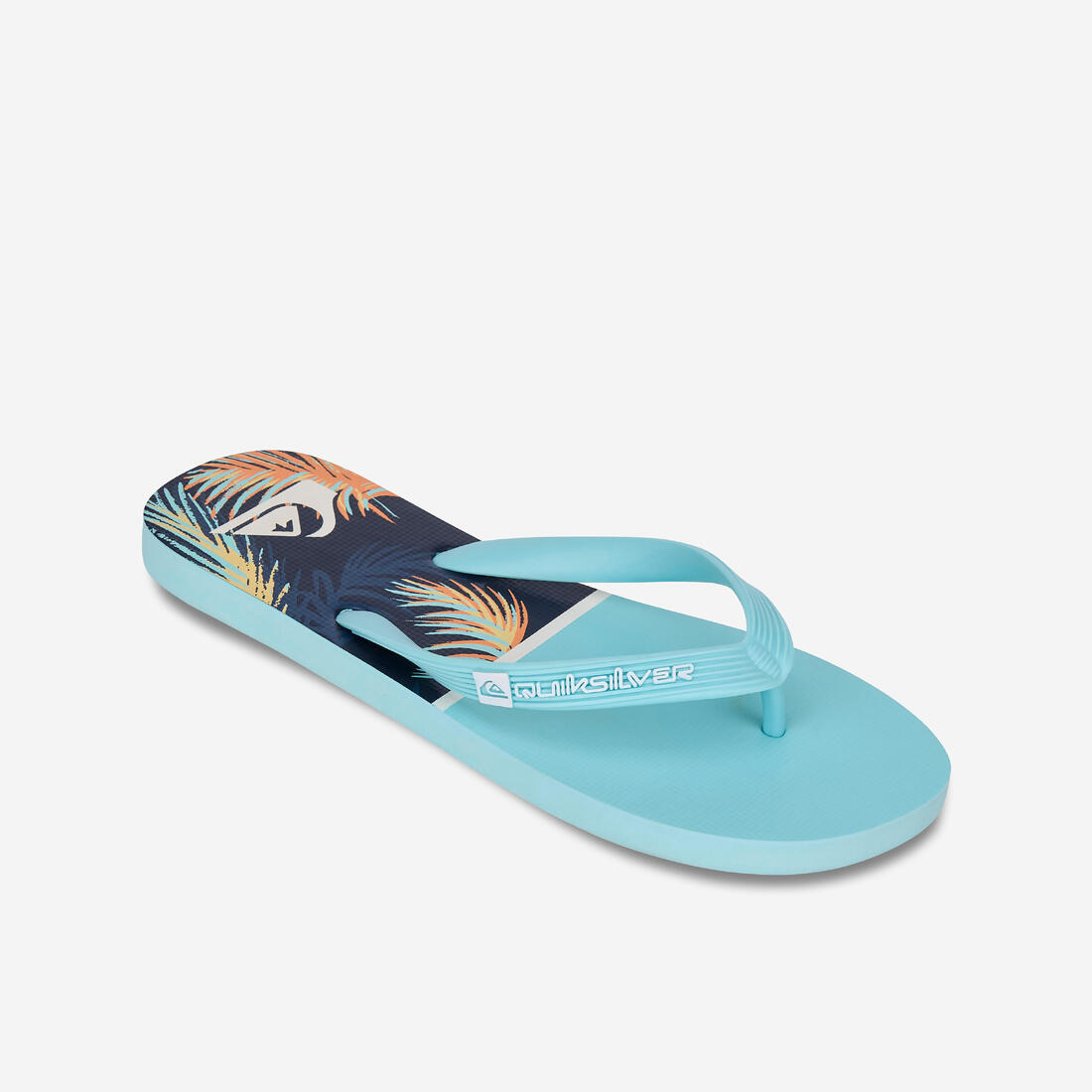 article en promo : Tongs homme - tropical glitch bleu