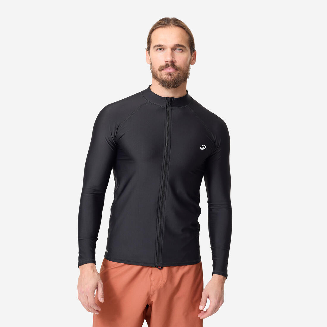 article en promo : Surf homme zip top uv upf50+ top 500 noir