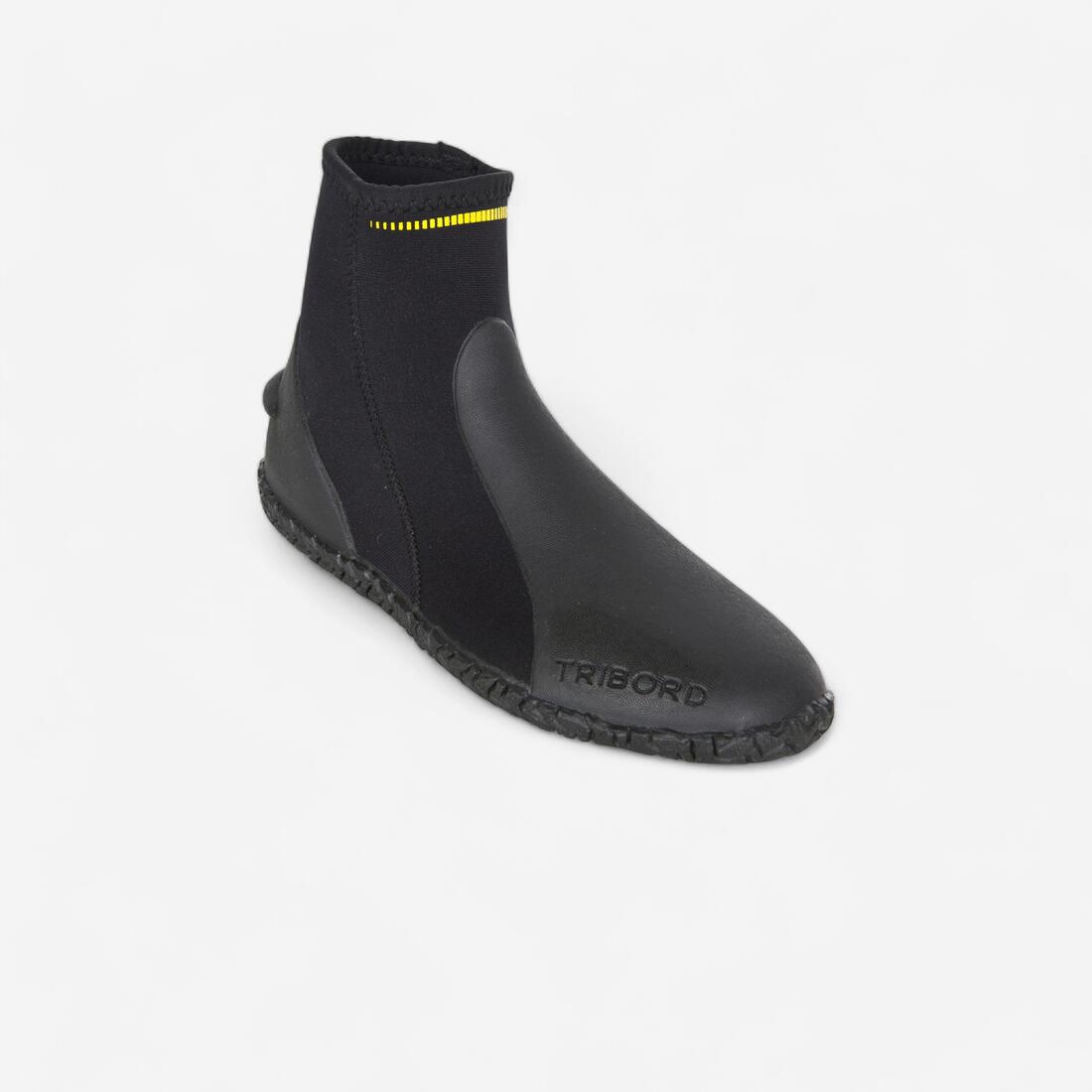 article en promo : Bottillons plongée néoprène 3mm  - noir