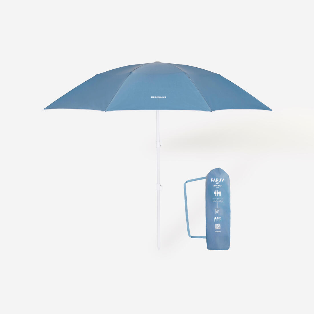 article en promo : Parasol de plage compact 3 places upf 50+ - paruv 190