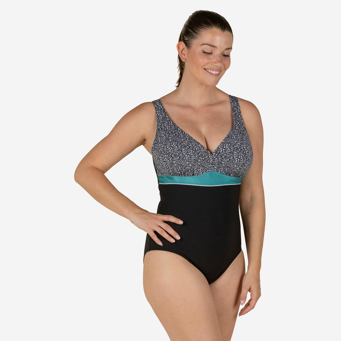 article en promo : Maillot de bain gainant femme 1 pièce kaipearl triki mipy