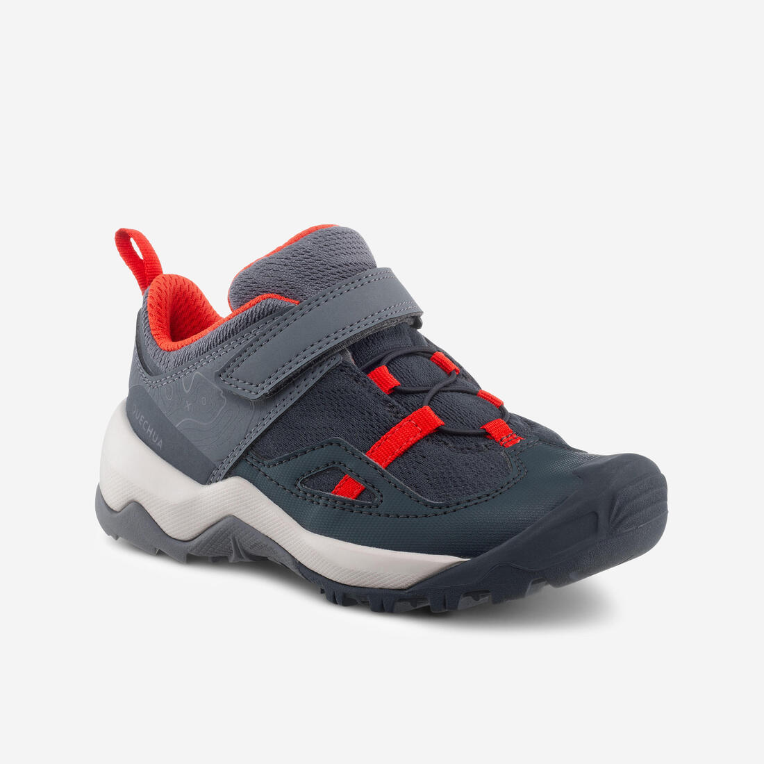 article en promo : Chaussures de randonnée enfant à scratch crossrock grise du 24 au 34