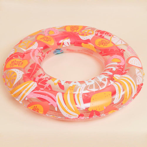 





Bouée piscine gonflable 65 cm transparente pour enfants de  6-9 ans