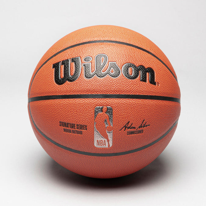 





Ballon de basketball NBA taille 7 - Wilson Signature Series S7 orange, photo 1 of 5