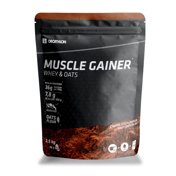 





MUSCLE GAINER CHOCOLAT WHEY & AVOINE 2.5kg, photo 1 of 3