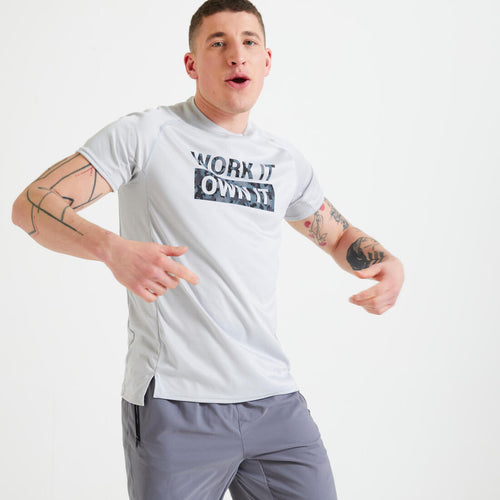 





Tee shirt cardio fitness homme FTS 120