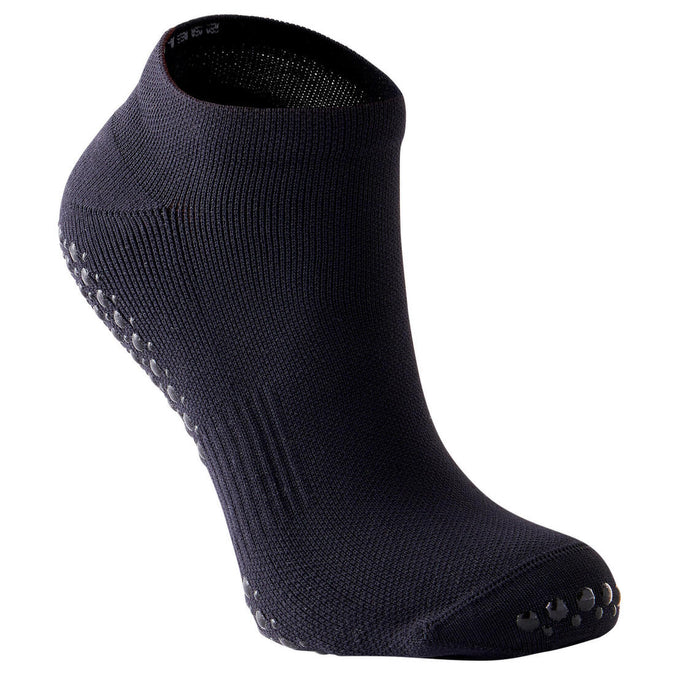 





Chaussettes antidérapantes fitness basse synthétique - 100 noir, photo 1 of 3