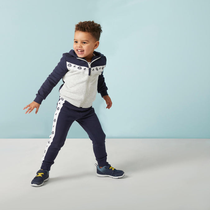 Survêtement regular chaud enfant - Basique Bleu Marine - Decathlon