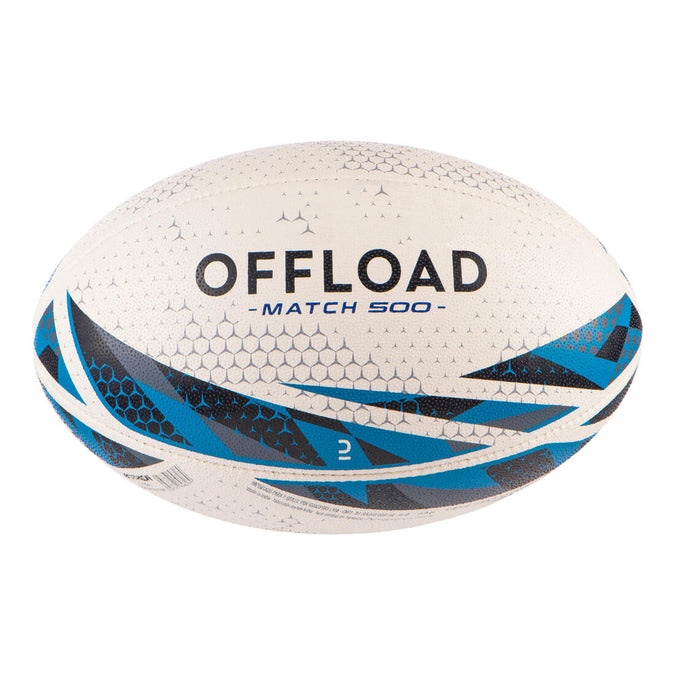 





BALLON DE RUGBY R500 Taille 5 match Blanc, photo 1 of 6