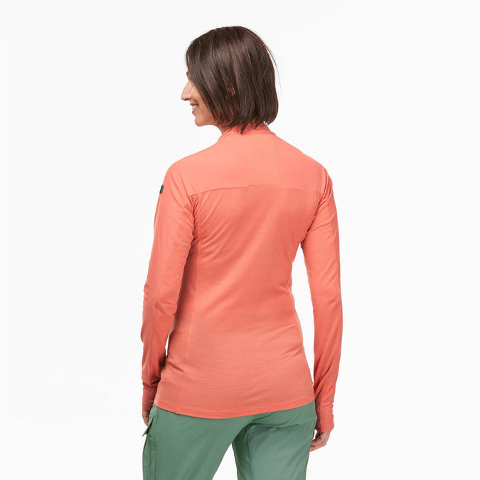 Tee shirt fashion corail femme