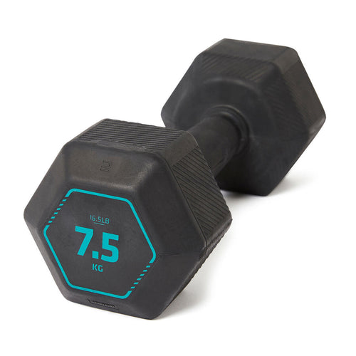 





Haltère de cross training et musculation 7,5 kg - Dumbbell hexagonale noire