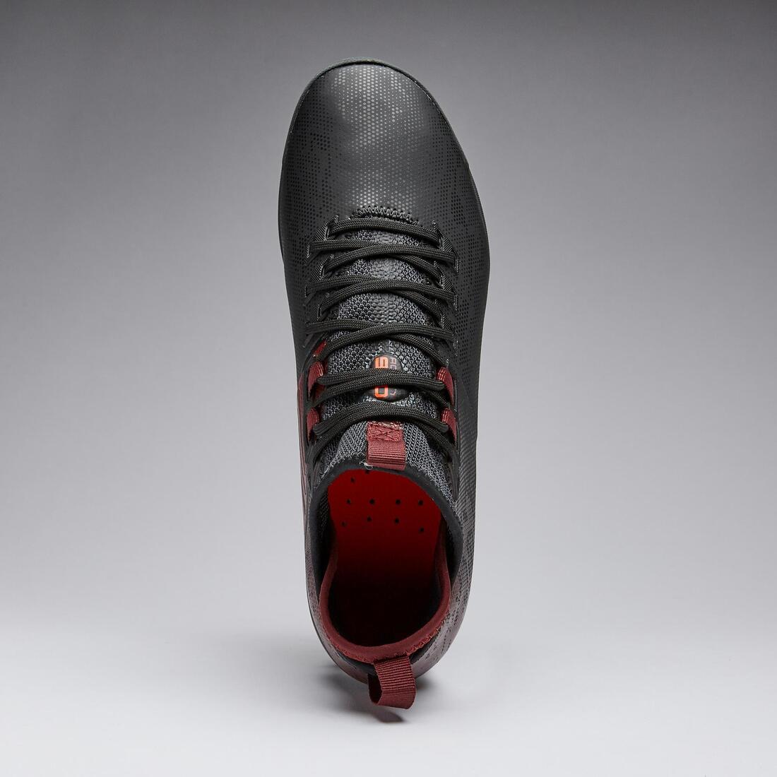 Chaussure de football adulte terrain dur Agility 900 TF noire