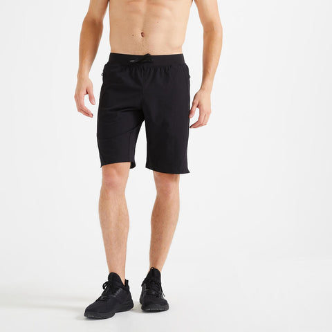





Short de fitness collection respirant poches zippées homme