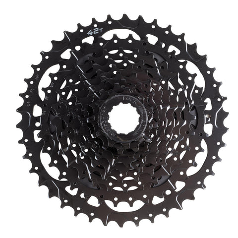 





CASSETTE VTT 9 VITESSES  11x42  MICROSHIFT NOIRE