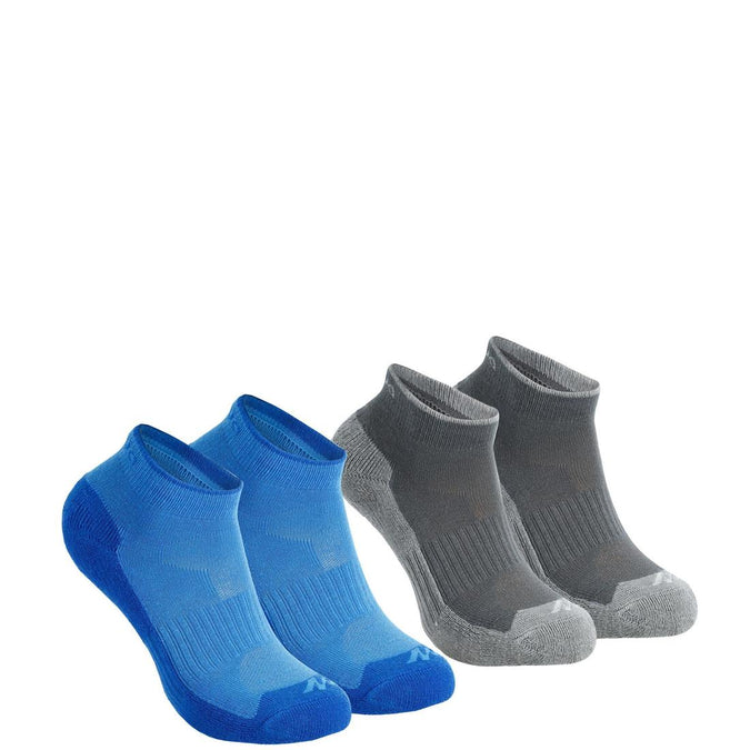 





2 paires de chaussettes de randonnée enfant MH100/grises, photo 1 of 6